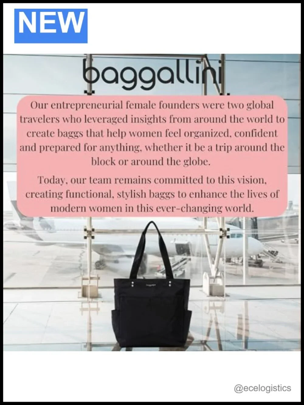 Lightweight Nylon Tote with Luggage Sleeve, Machine Washable, Zip Closure